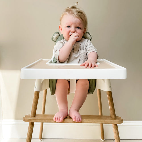 IMPERFECT SALE| Oak Footrest for IKEA Antilop Highchair | Small marks or imperfections on wood grain | UK