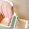 pink ikea highchair cushion cover with ears
