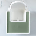 silicone placemat to fit inside the IKEA Antilop highchair tray which helps with weaning mess sage green