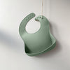 Silicone Bib Best For Baby-led Weaning, Olive Branch