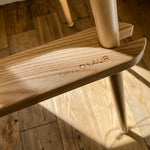 Ash Wood Leg Wraps for Ikea antilop high chair to complement solid ash wooden foot rest UK
