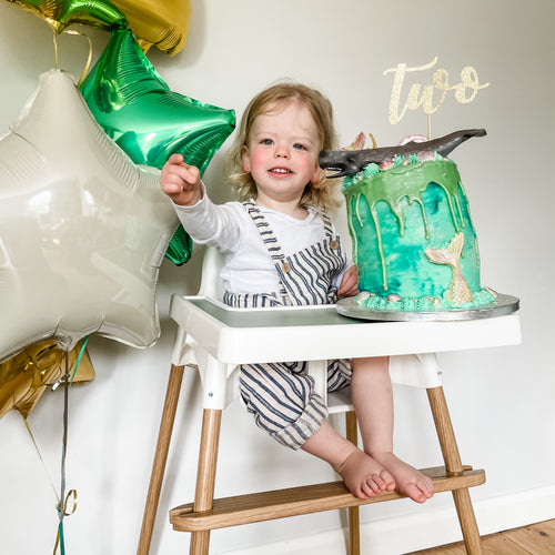 ikea highchair glow up for baby first birthday